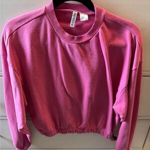 Pink Cropped Sweater